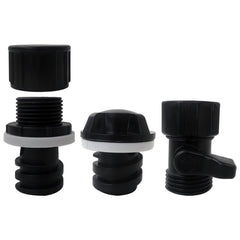 LO MERECES cooler drain plug kit with 3/4 inch valve for easy water release