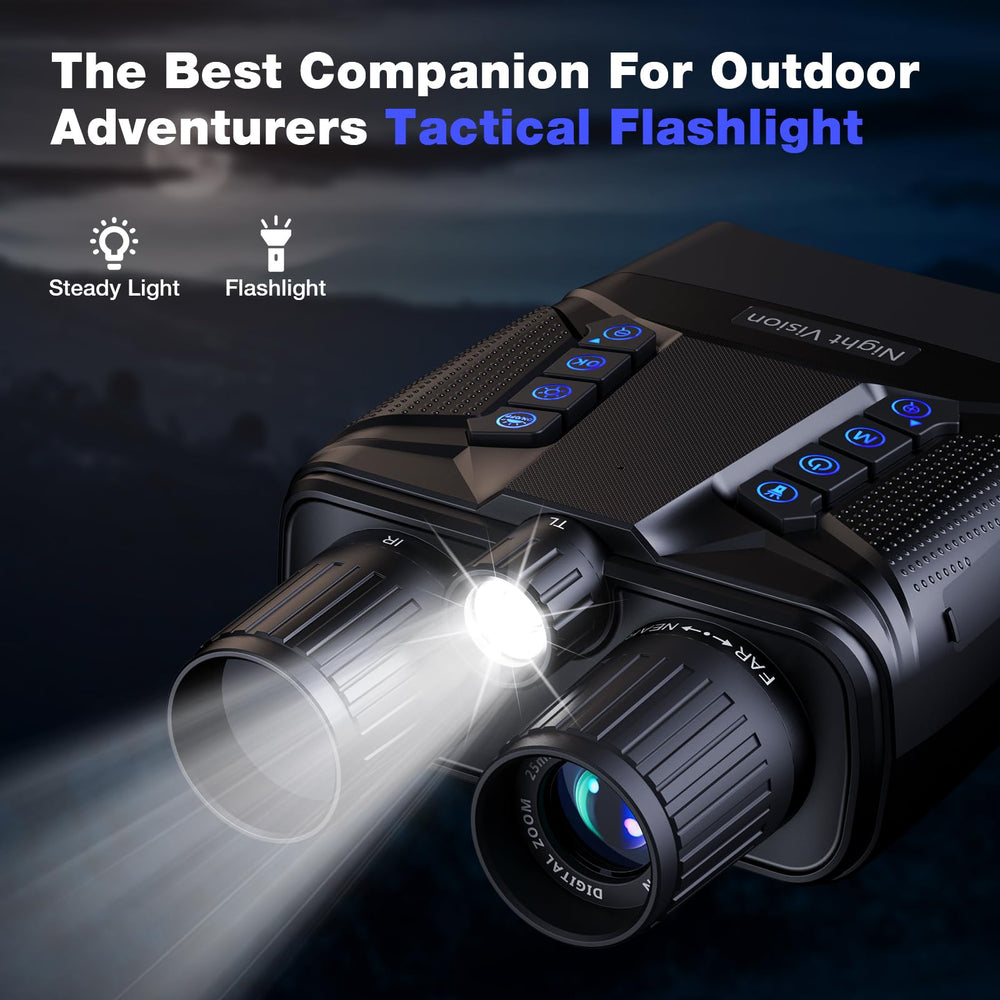 Loatos Night Vision Goggles 8x digital zoom enables distant subjects to appear clearly