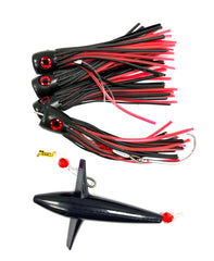 Lobo Lures #245 tuna tangler daisy chain attracts pelagic species during trolling