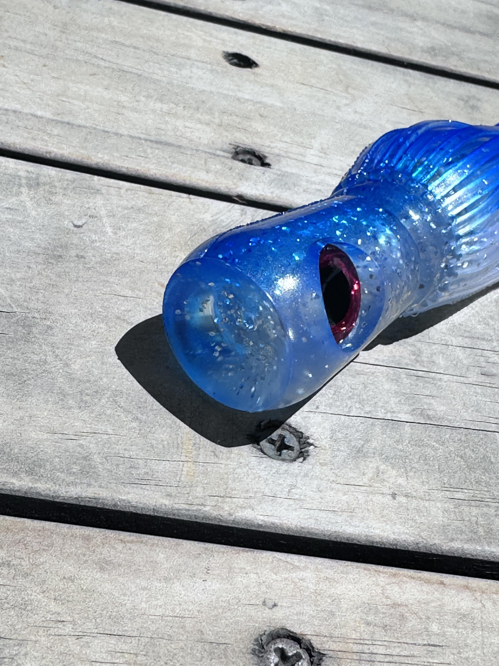 Lobo Lures Big Chugger 3D eyes add realism underwater