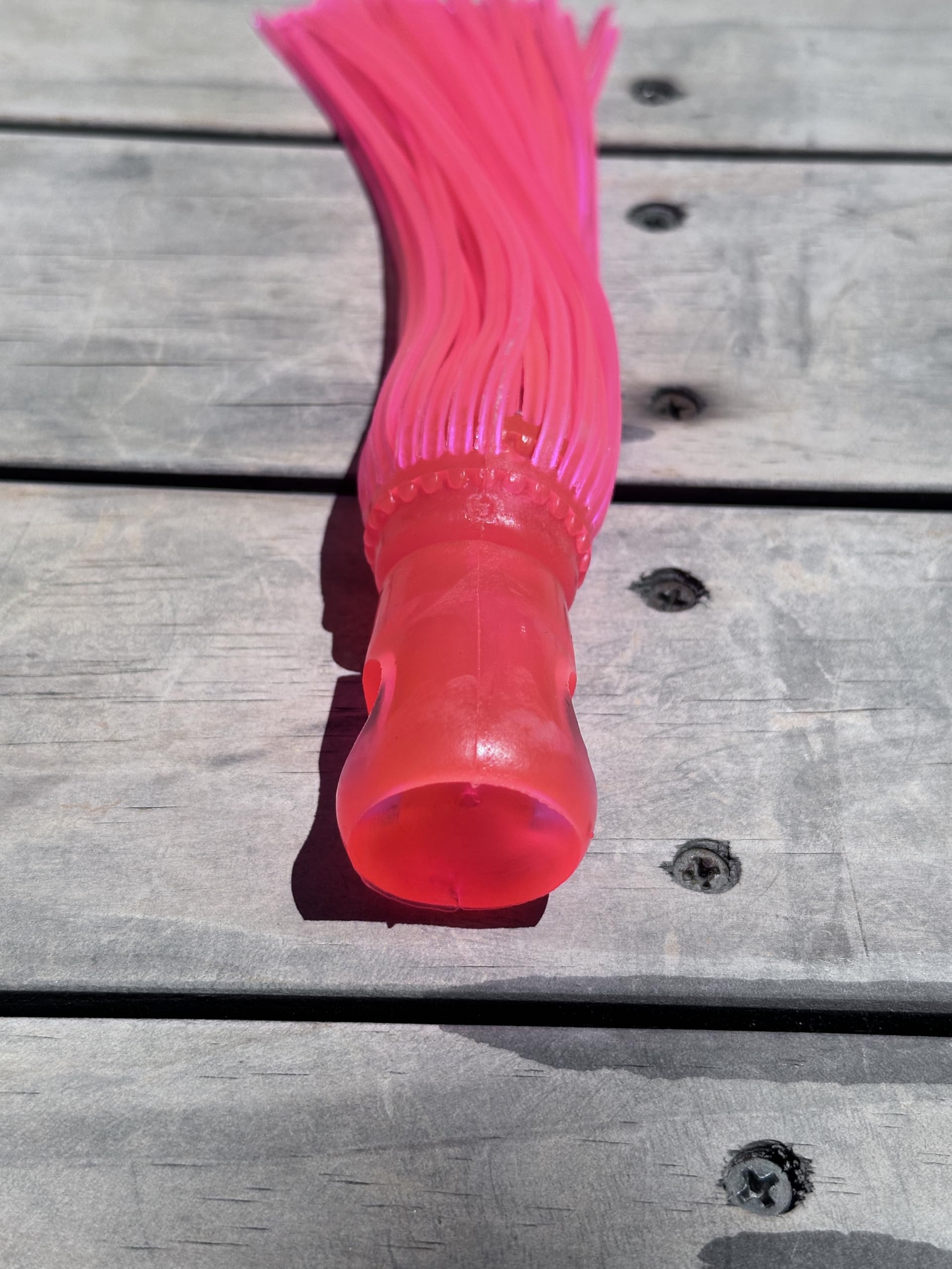 Lobo Lures Big Chugger 9-inch pink white lures mahi and billfish with cupped head