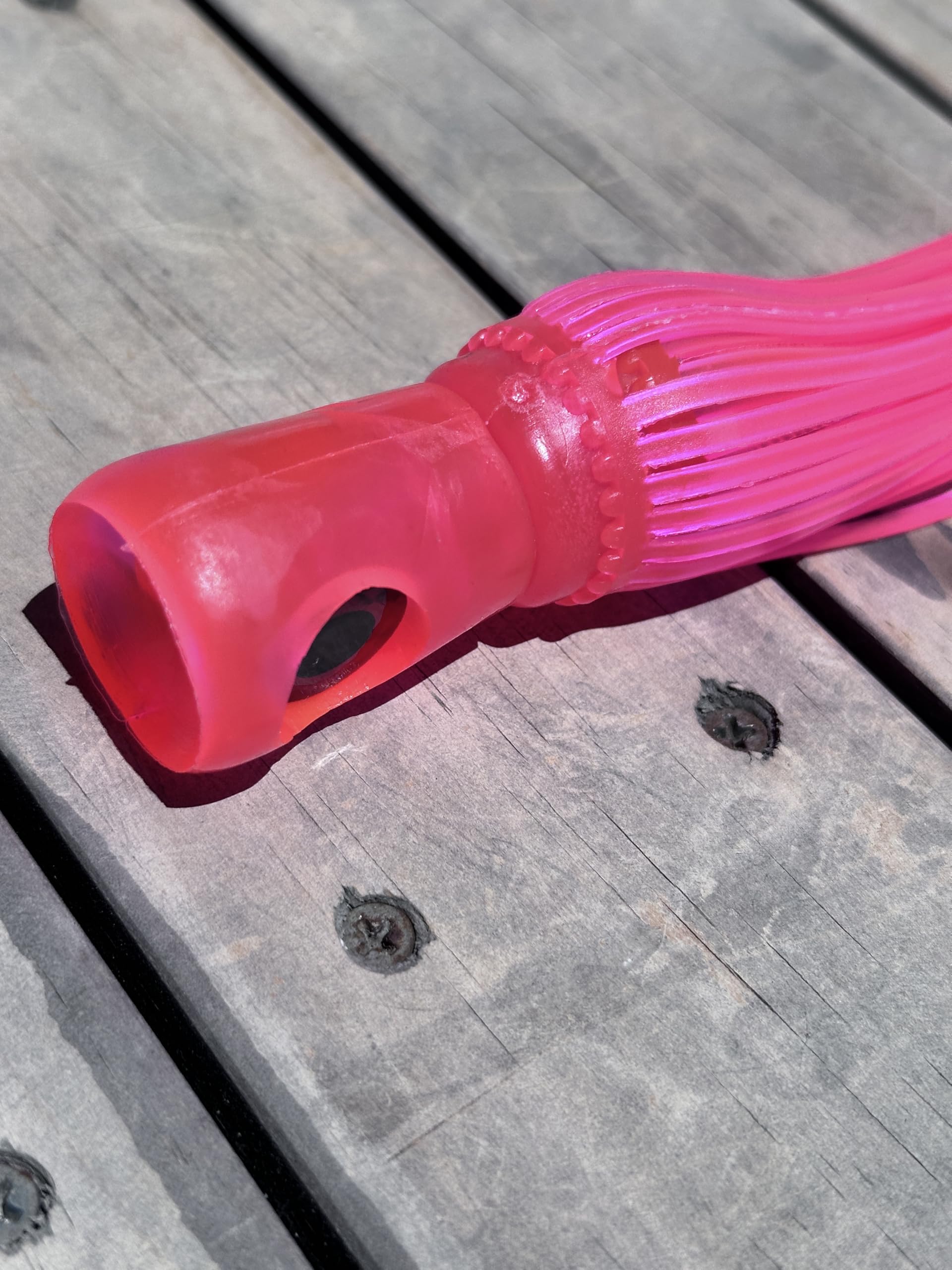 Lobo Lures Big Chugger 9-inch pink white versatile for standalone or teaser setups