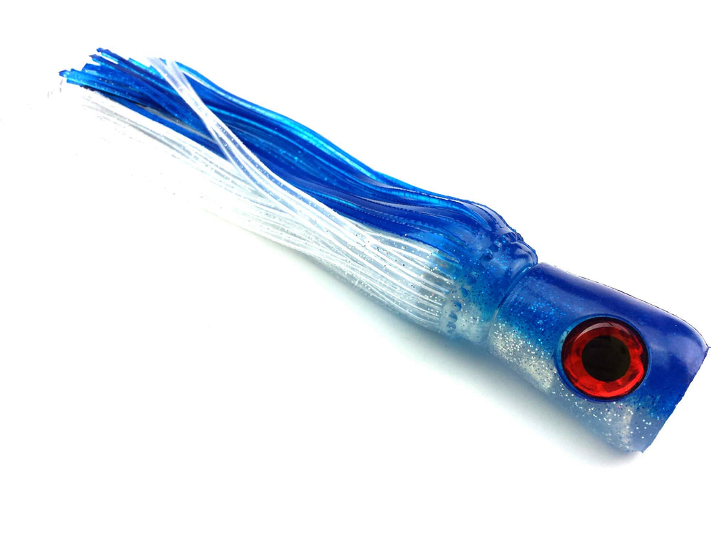 Lobo Lures Big Chugger soft head 9-inch with double skirt creating surface lure action