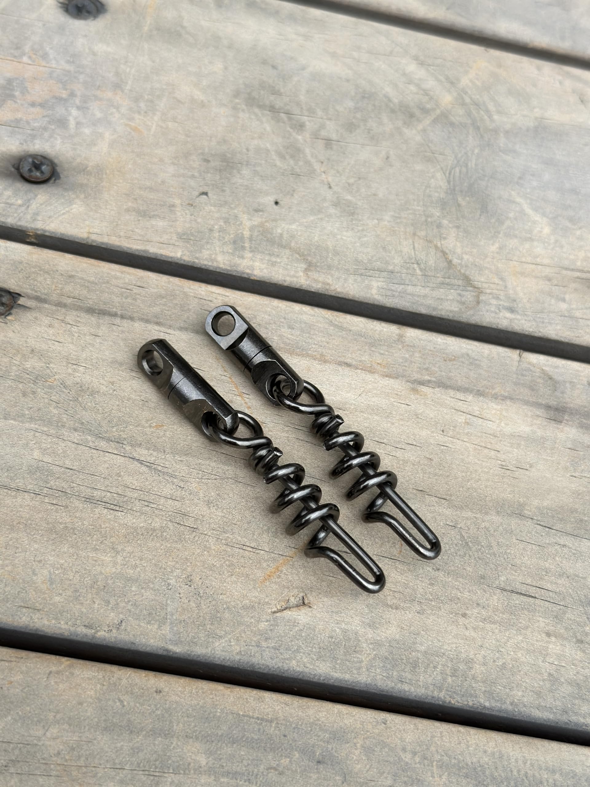 Pack of 4 quick release dredge swivels for marlin trolling