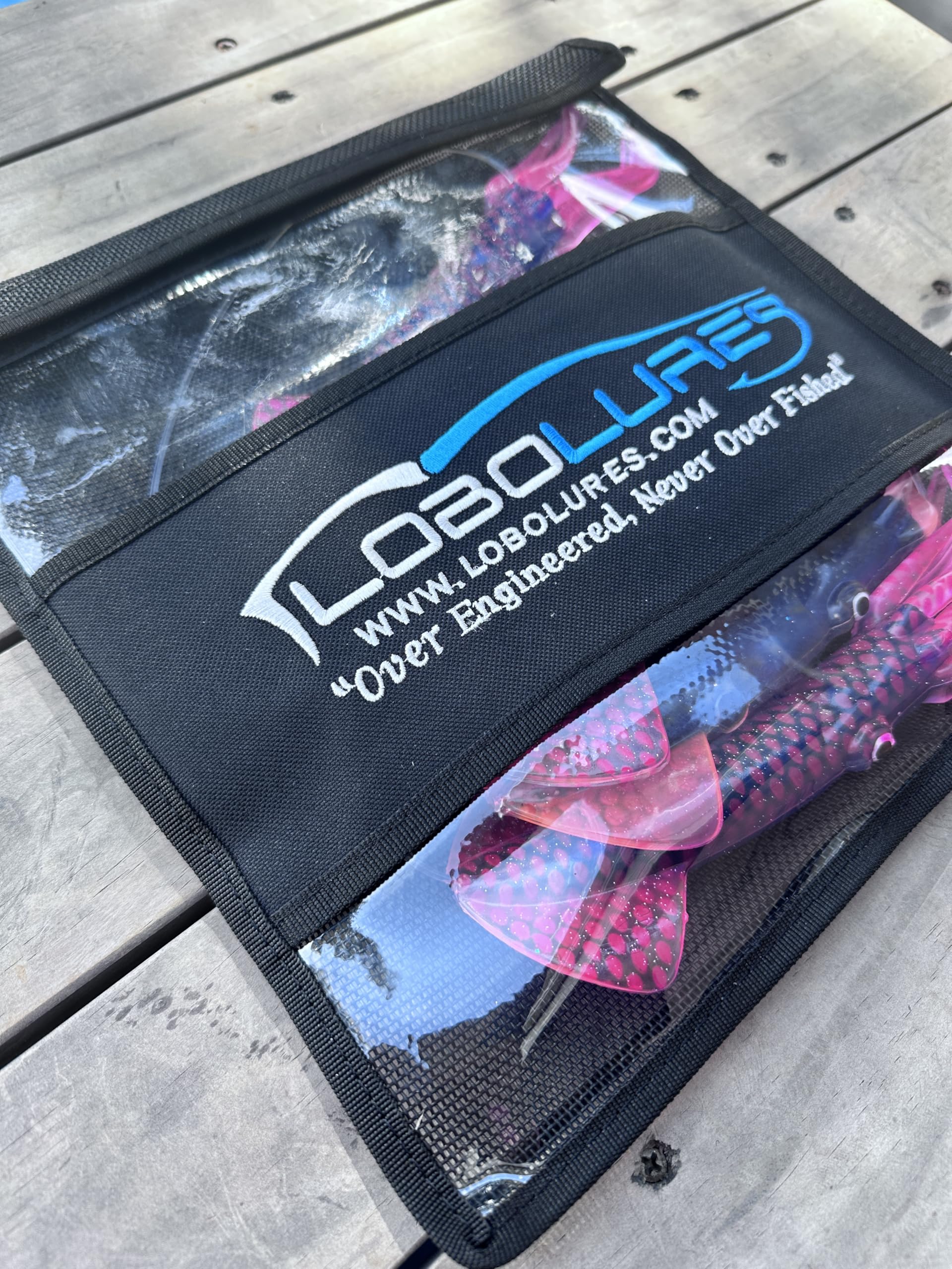 Lobo Lures teaser works off the rigger or stern with easy swaps