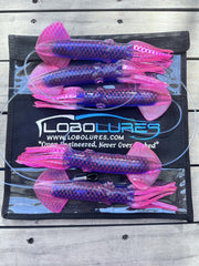 Lobo Lures Squirt Squid UVRT tech boosts color vibrancy in low light