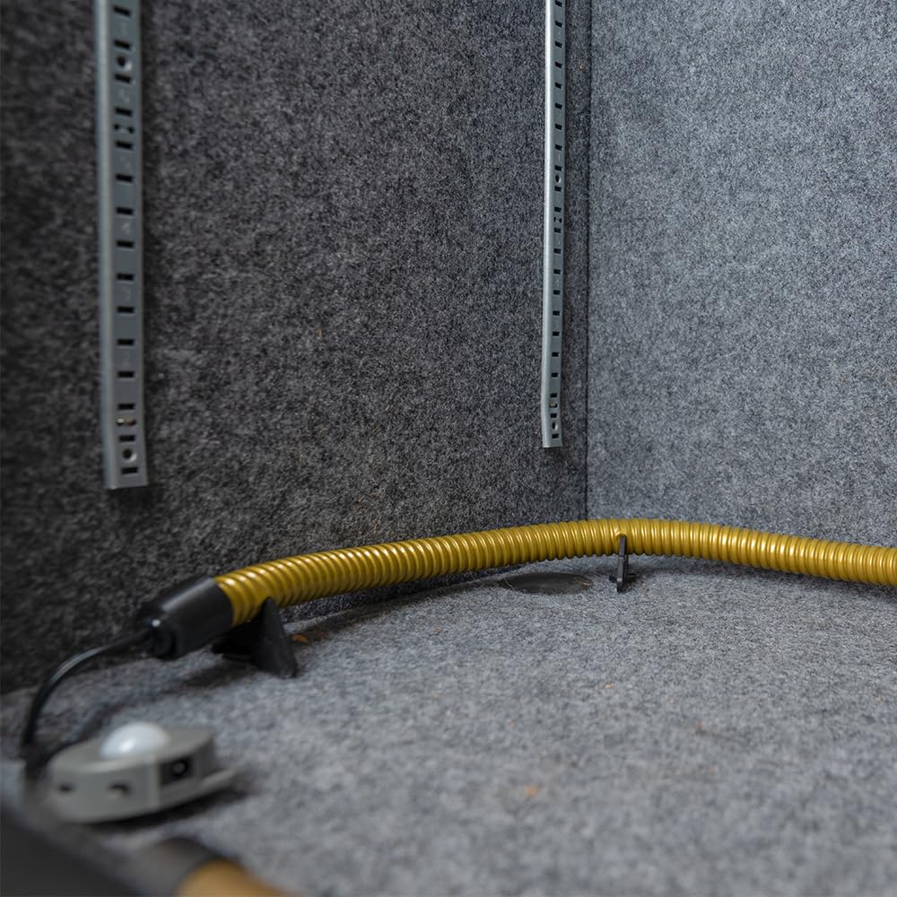 Easy install plug for neat wiring routing with Lockdown Golden Rod