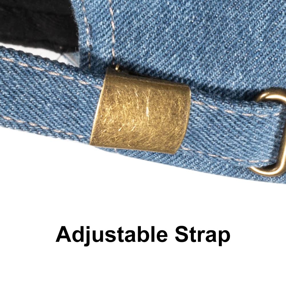 LOCOMO denim cap pairs with casual and travel outfits for everyday wear.