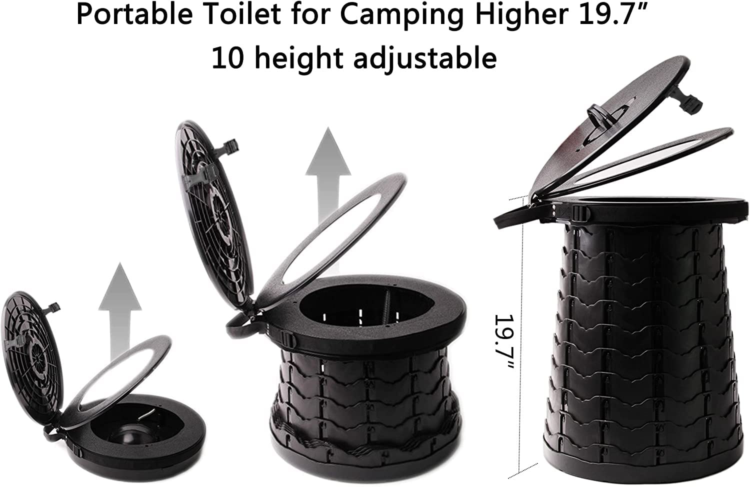 LOCYOP odor-proof toilet cover keeps car fresh during use.