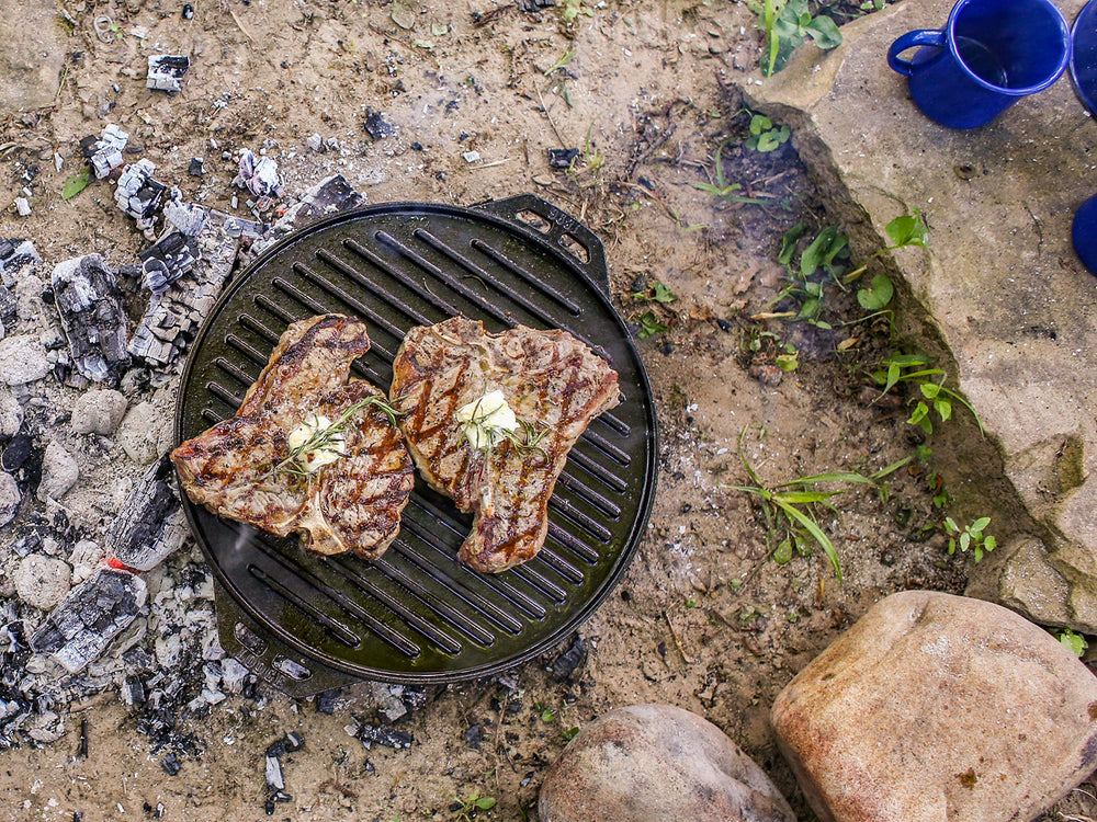 Lodge cookbook includes over 200 recipes for indoor and outdoor cooking.