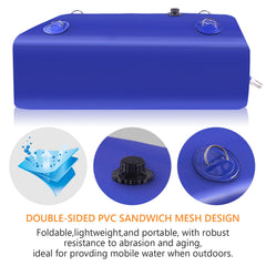 LOFTANK 3-4 spout outlet valve enables quick access to stored water during outdoor activities