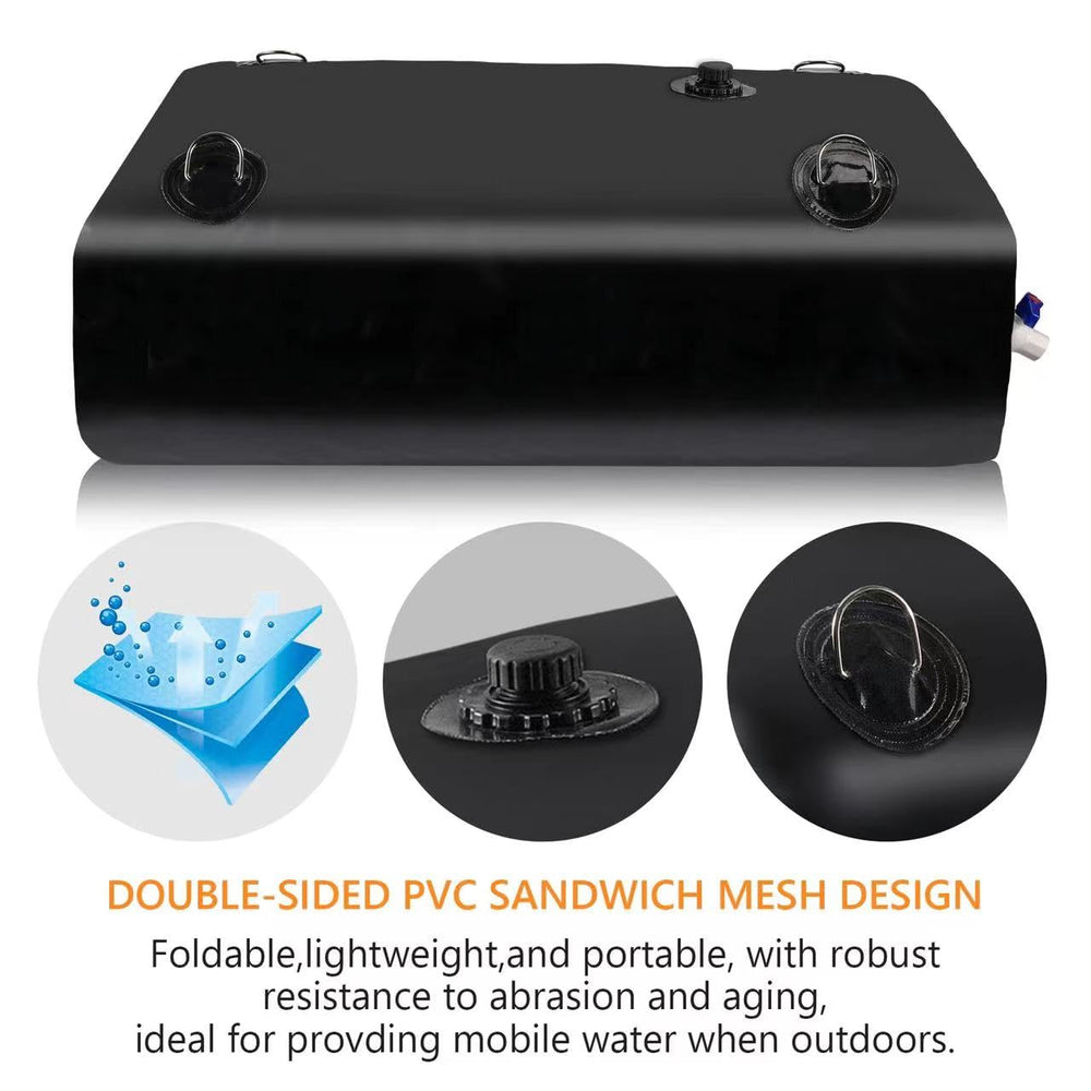 LOFTANK durable 1000d PVC with reinforced seams for longevity.