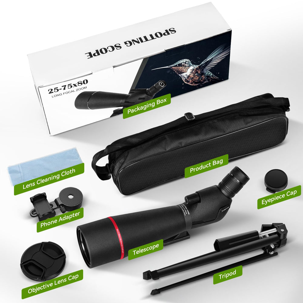 Logisaf BAK4 spotting scope tripod setup ensures stable, patient observation.