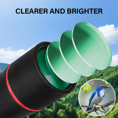 Logisaf BAK4 spotting scope 25-75x80 zoom enables distant birding detail.