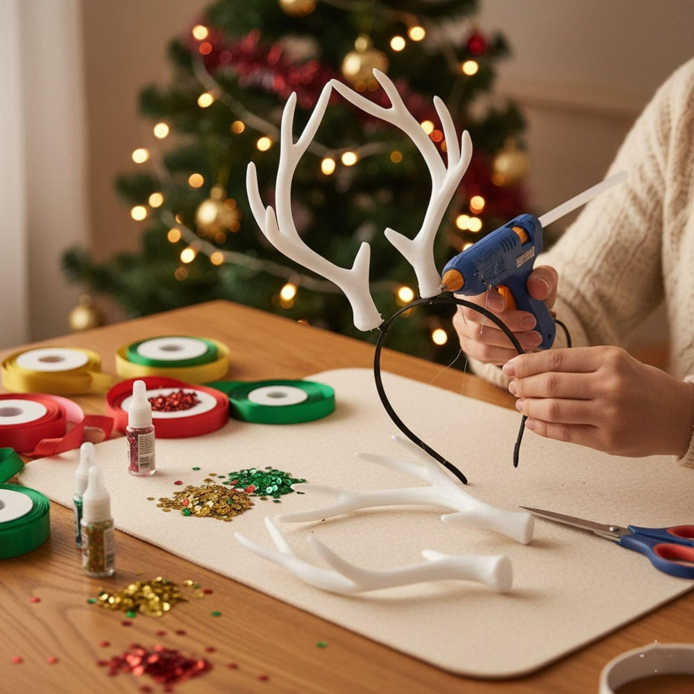 LOGOFUN lightweight antlers suited to simple costume styling.