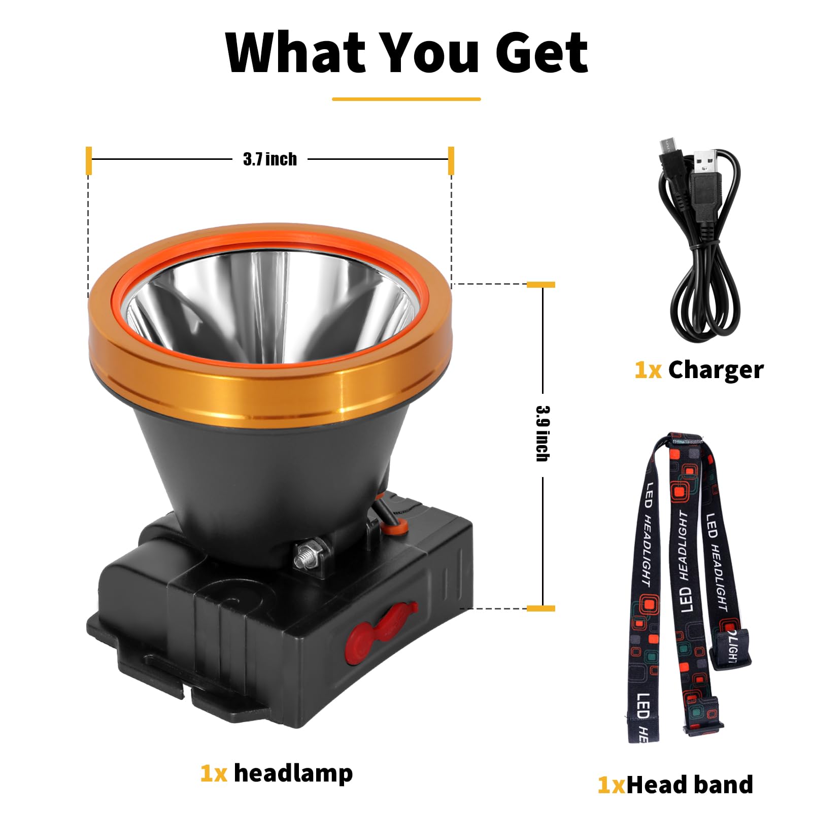 Lokilo Ultra-Bright Headlamp compact design fits in pockets for quick, on-the-go lighting.