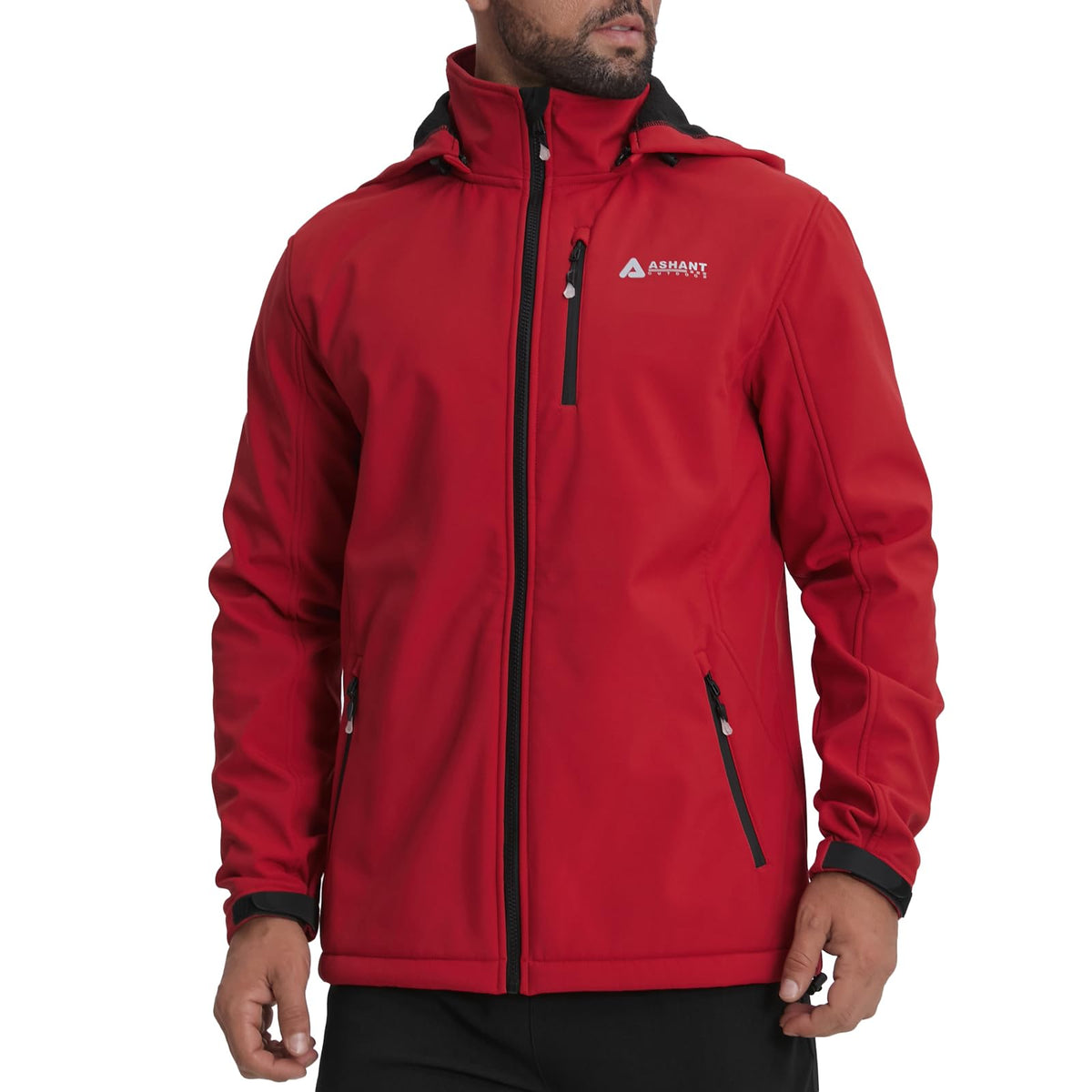 Lololeneon softshell jacket front view showing breathable, water-resistant exterior for outdoor wear