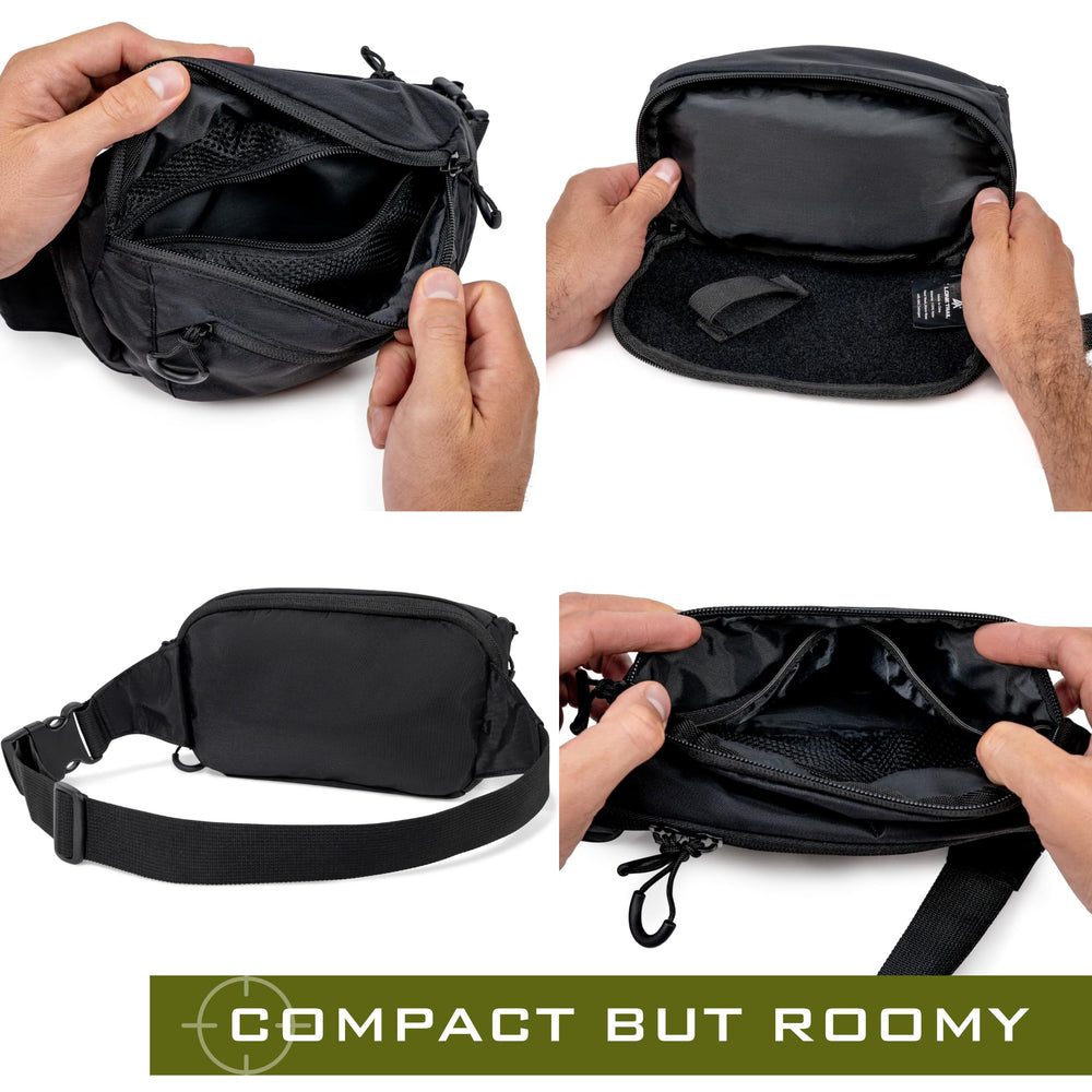 Lone Trail large CCW fanny pack nylon durability stands up to daily use.