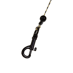 Durable 25-foot treestand hoisting cord in outdoor setting