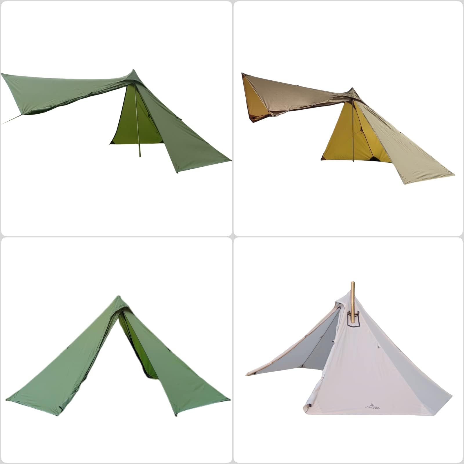 Longeek family tipi 4seasons design supports year-round adventures with porch versatility