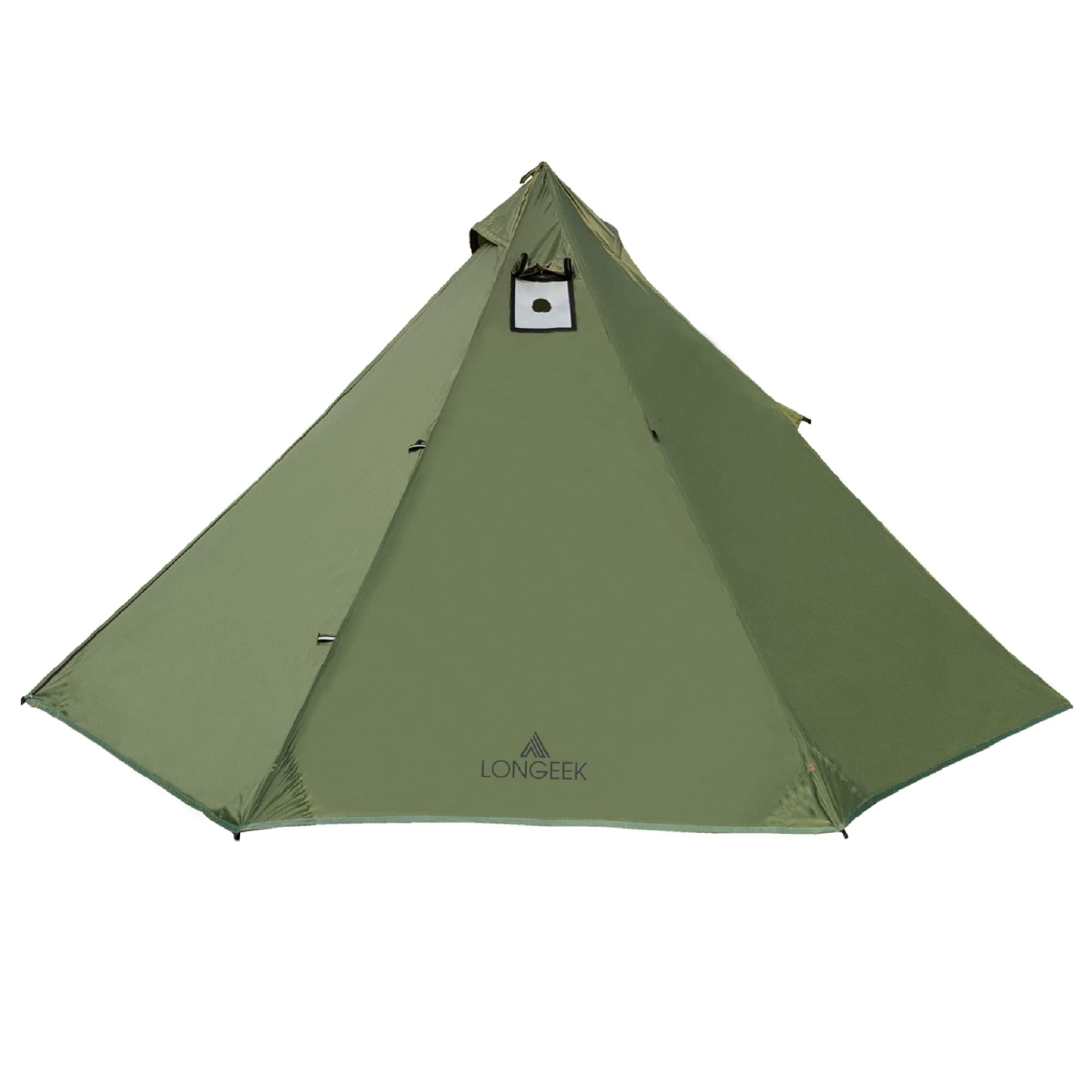 Longeek four-person tent shows durable waterproof shell in rugged outdoor use