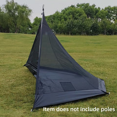 LONGEEK full-view tent demonstrates two-person sleeping space and versatile layout