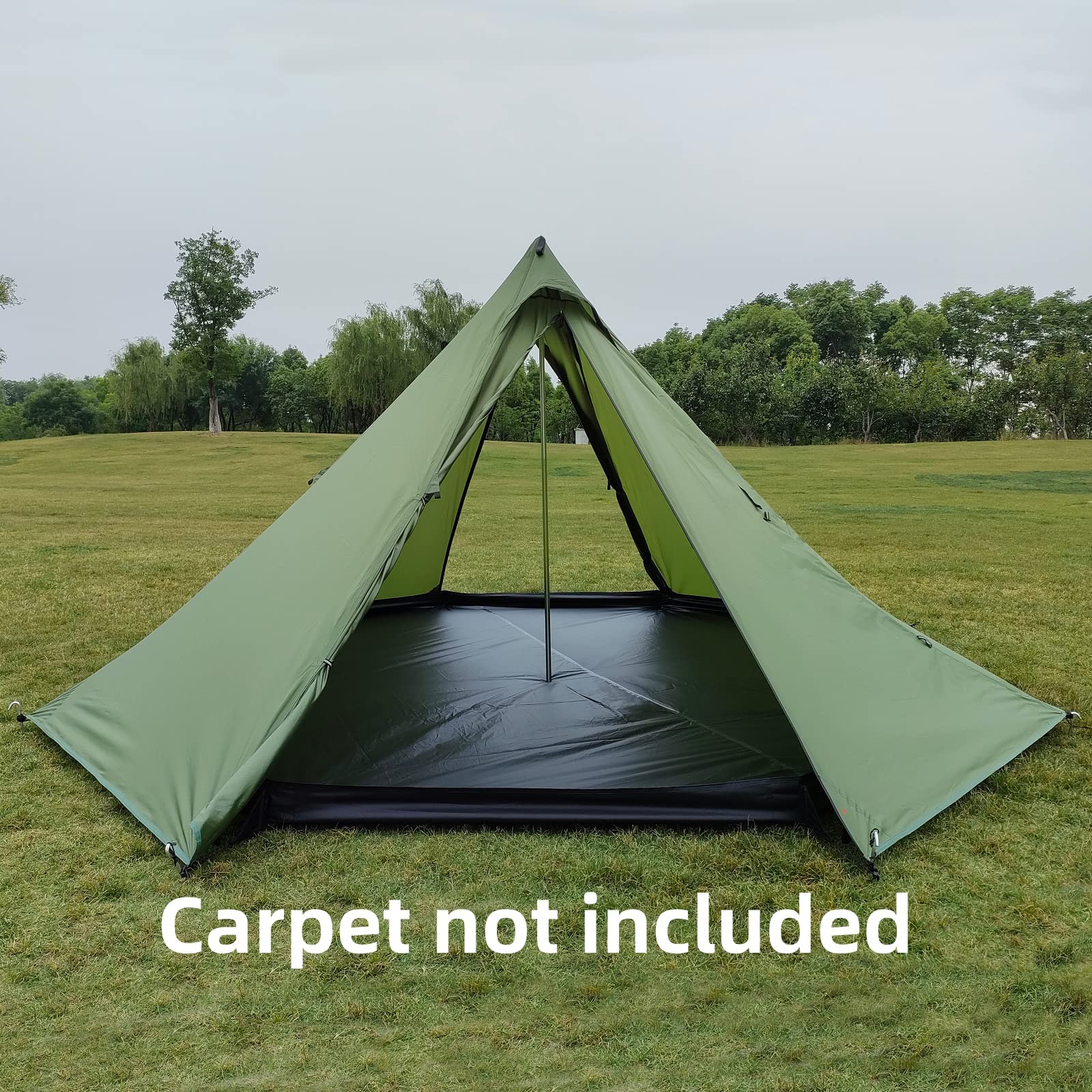 Longeek reflective windproof rope enhances nighttime tent setup safety