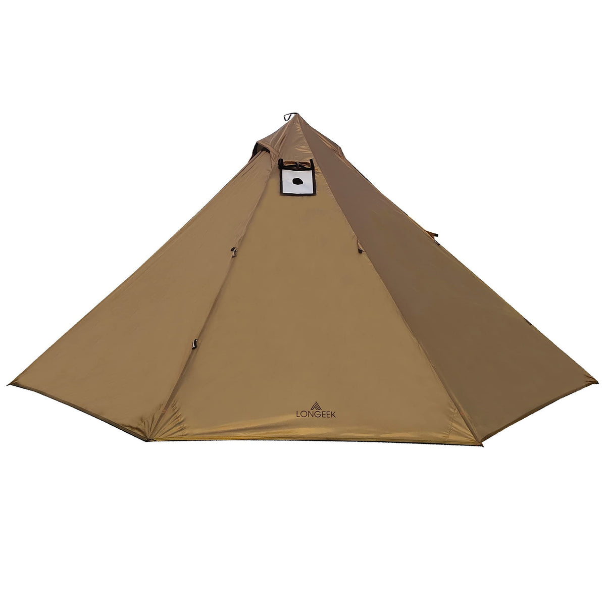 Longeek tipi tent setup shows quick assembly for weekend trips
