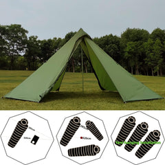 Longeek waterproof 210t ripstop tarp emphasizes reliable rain protection and longevity on trips