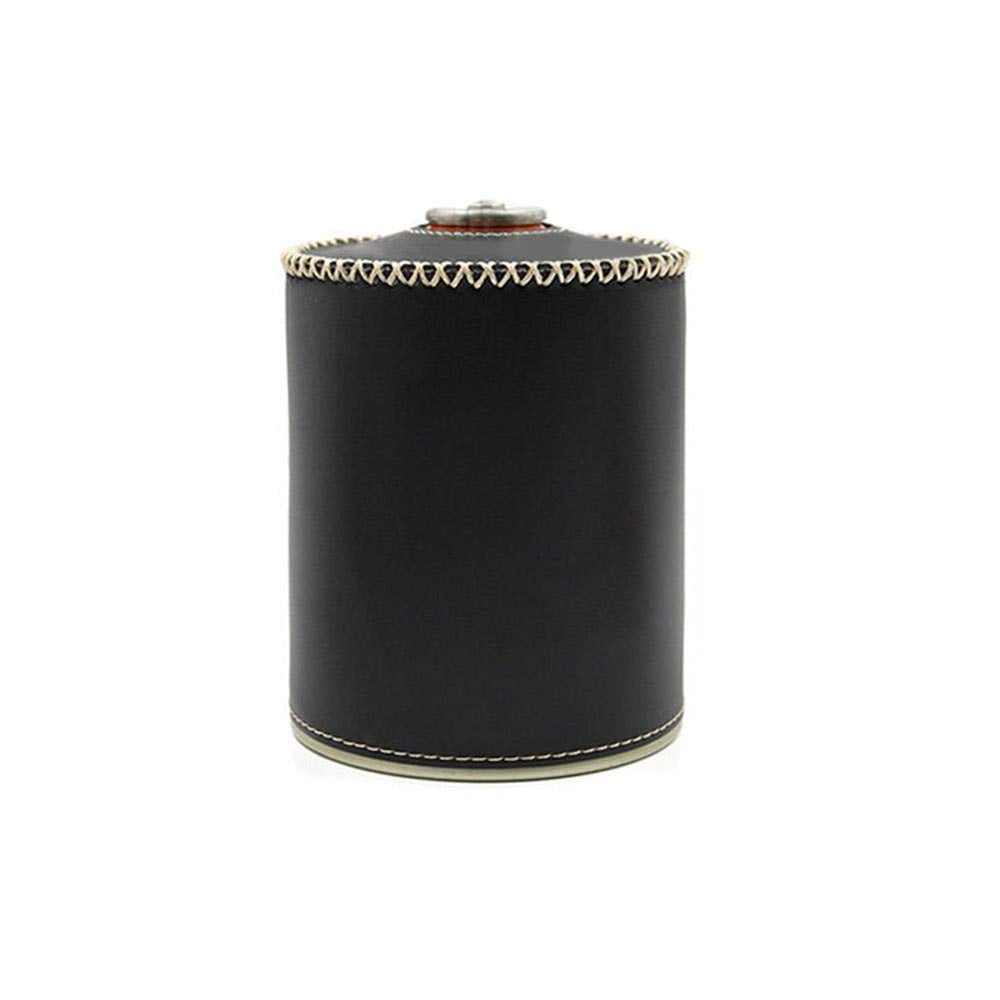 Longlasting gas-tank-leather-cover 230g side view shows compact protection for camping.