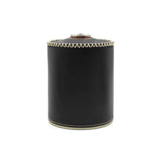 Longlasting gas-tank-leather-cover 230g side view shows compact protection for camping.