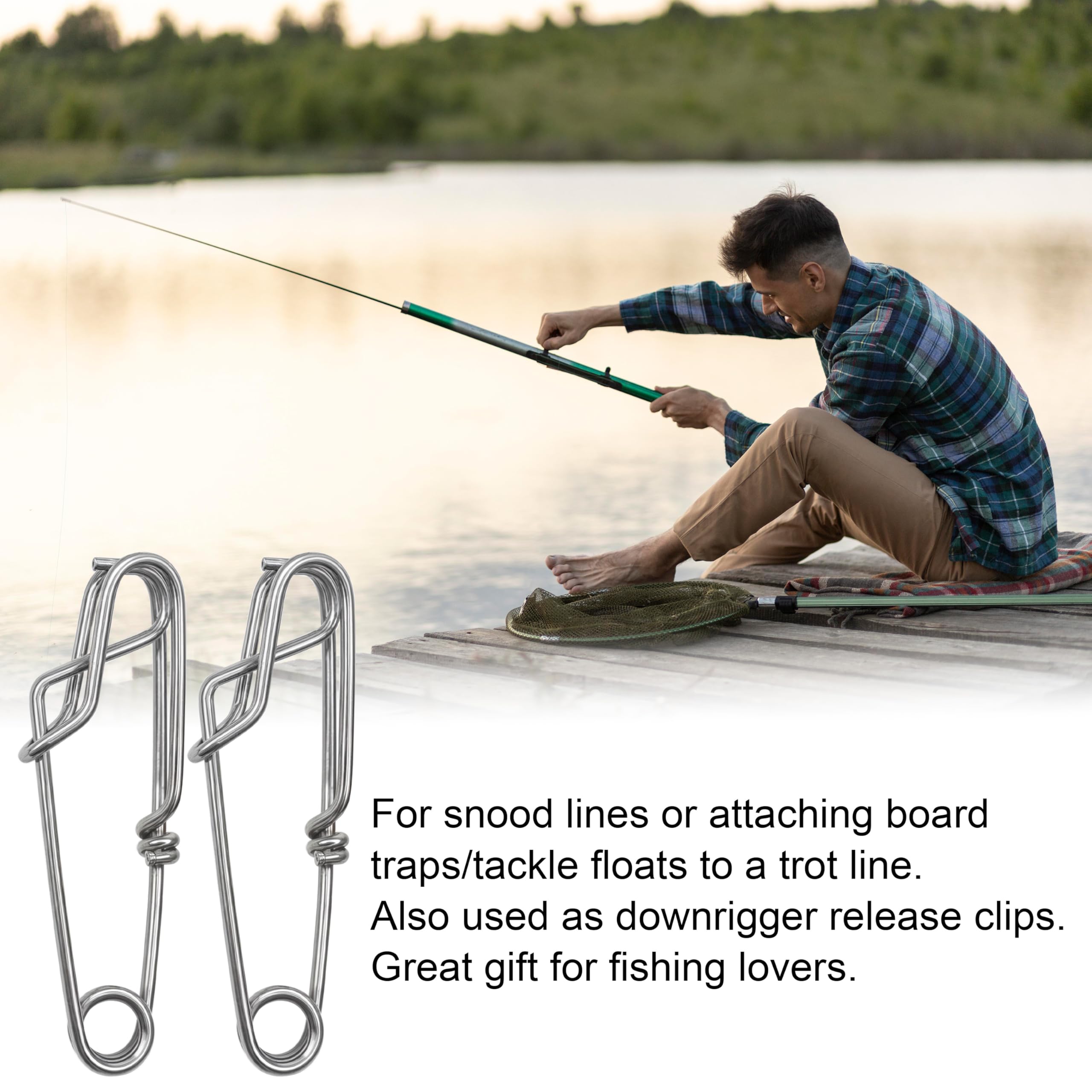 Durable corrosion-resistant longline clip