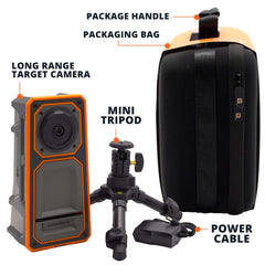 LongShot Marksman wireless setup image shows operation without Wi-Fi or cellular service.
