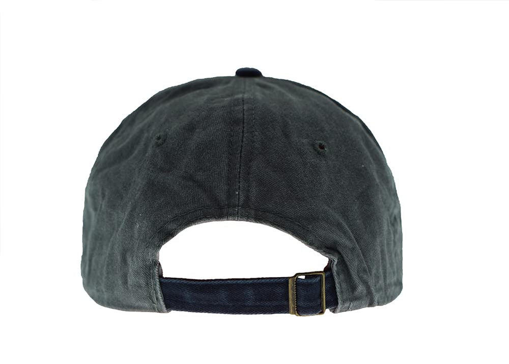 LONGTEN Cap frayed-edge visor adds vintage texture to outfits.
