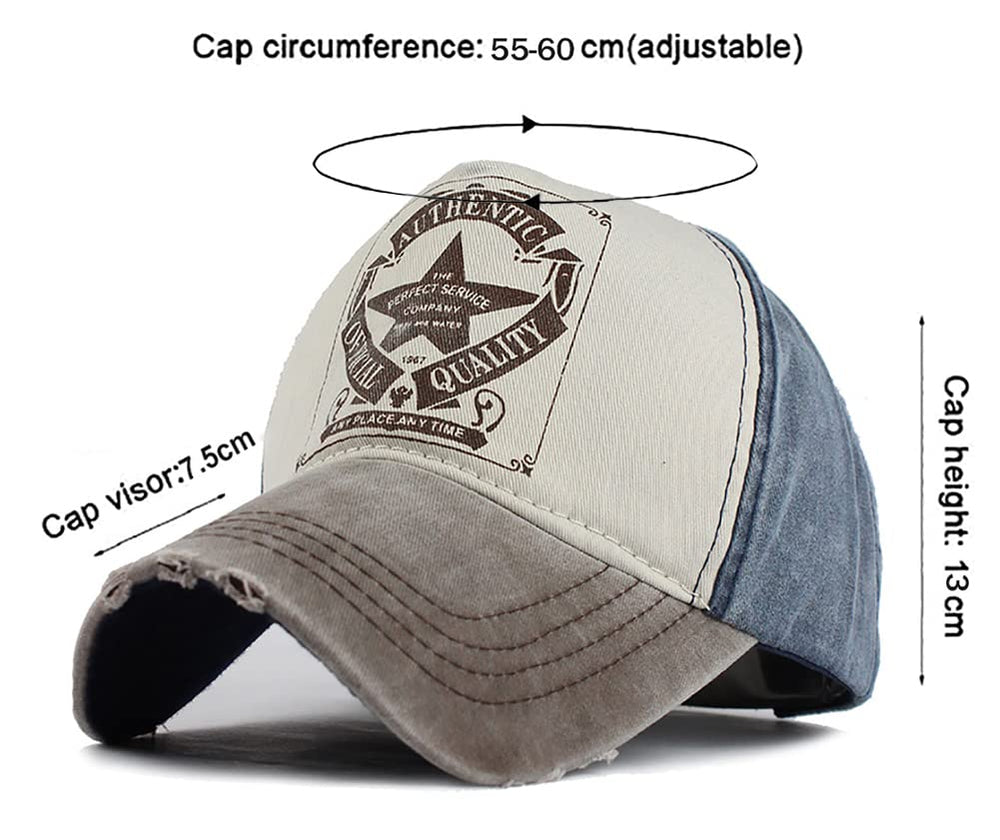 LONGTEN cap with rivets and cross letters for a bold urban look.