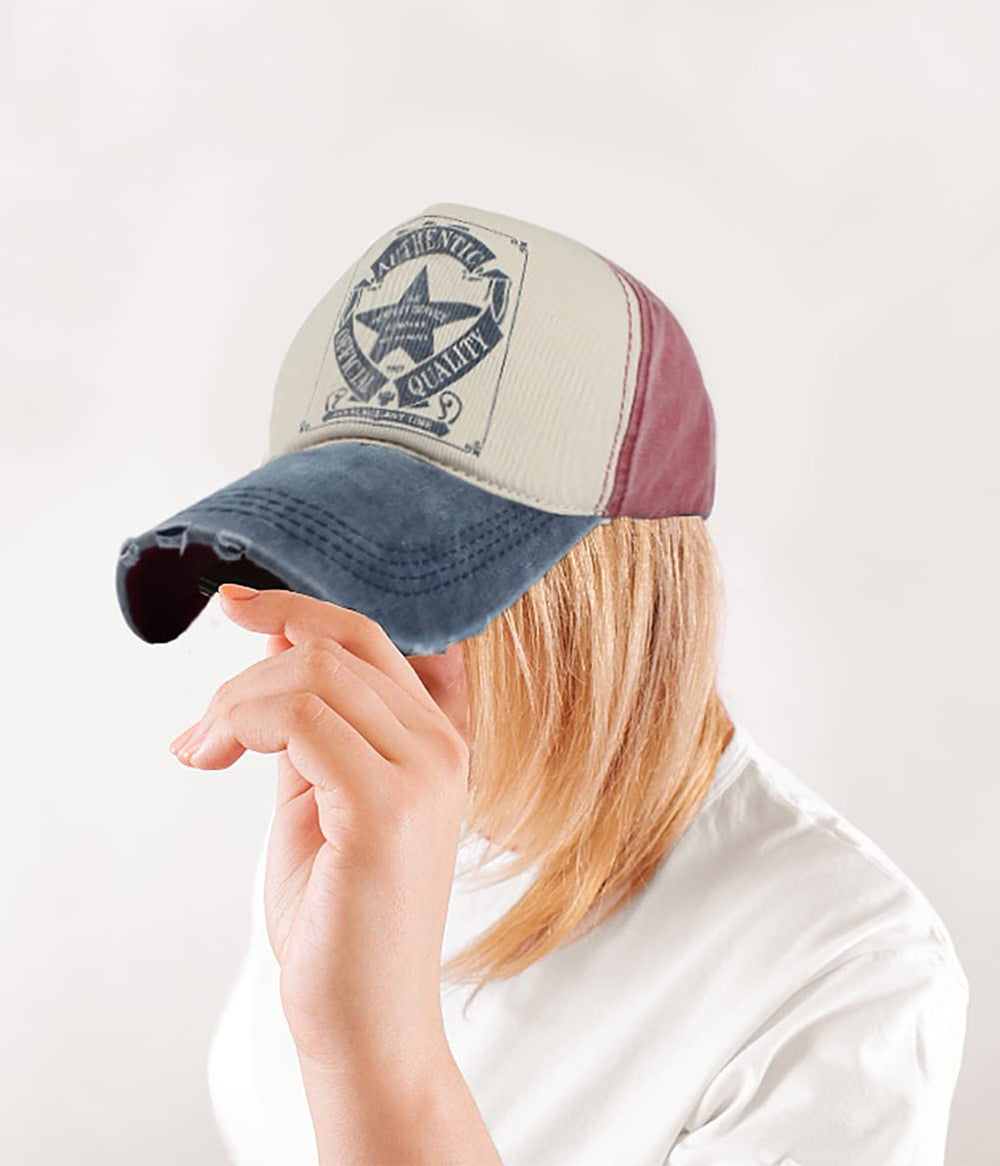 LONGTEN cap with long visor shielding eyes during sunny days