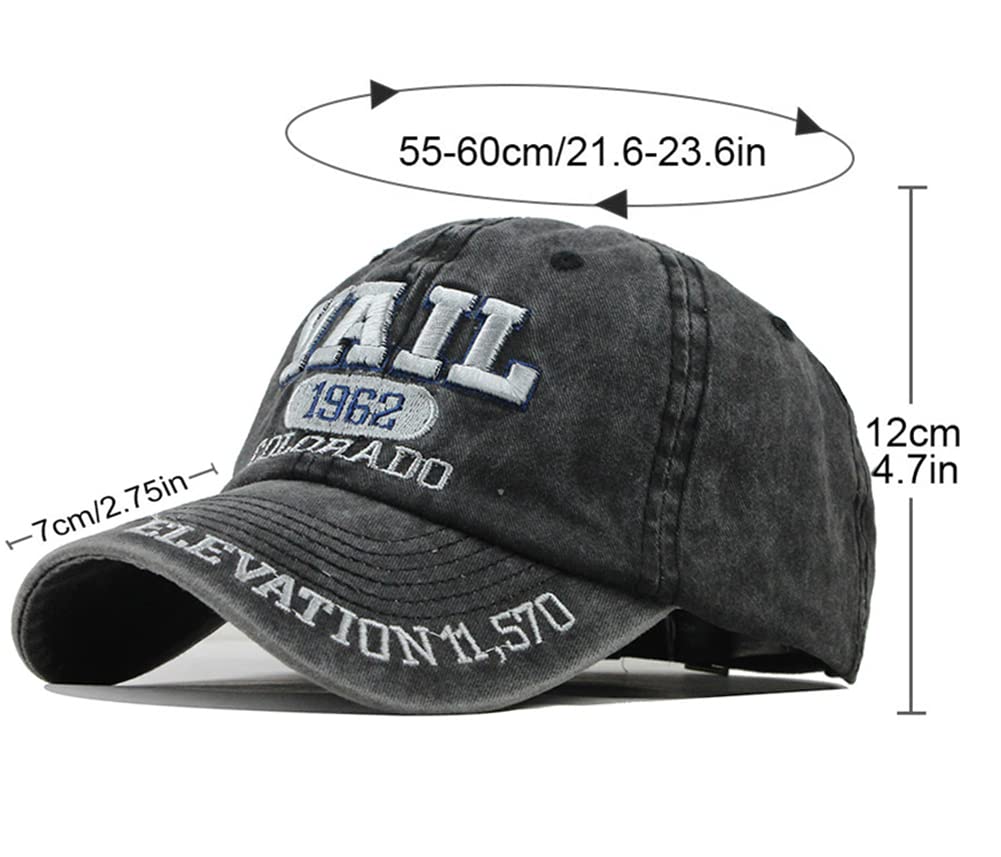 LONGTEN Vintage Denim Cap close-up texture highlighting vintage style