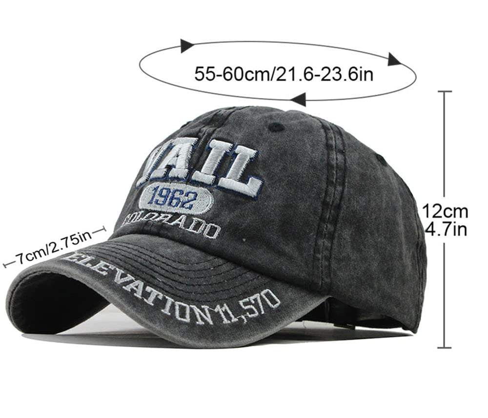 LONGTEN Vintage Denim Cap close-up texture highlighting vintage style
