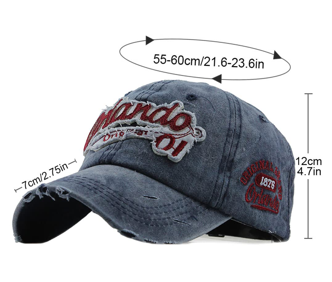 LONGTEN Denim cap side view; front-panel detail and durable construction.