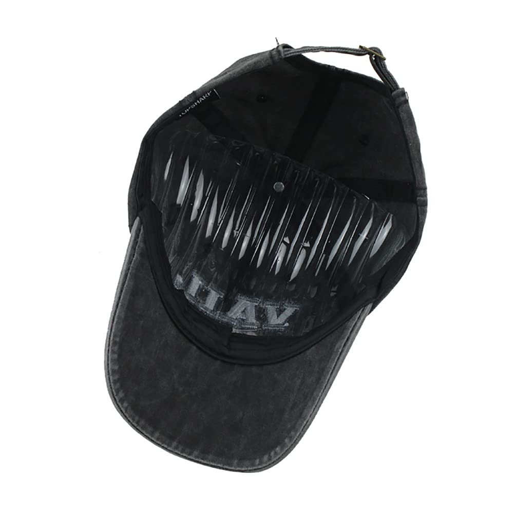 LONGTEN denim texture and vented crown support all-day wear