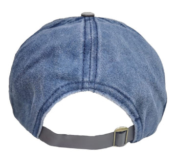 Adjustable one-size-fits-most strap on the cap