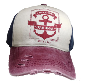Detailed view of anchor pattern on the cap