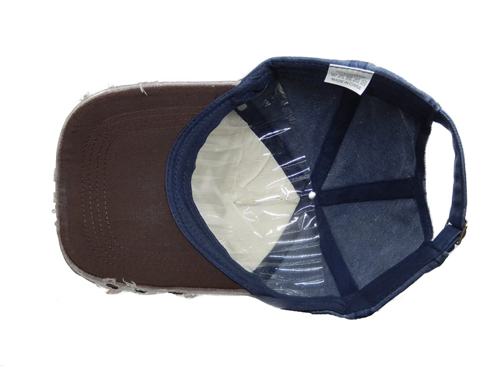 LONGTEN Vintage Denim Cap on beach outing demonstrating sun protection with style.