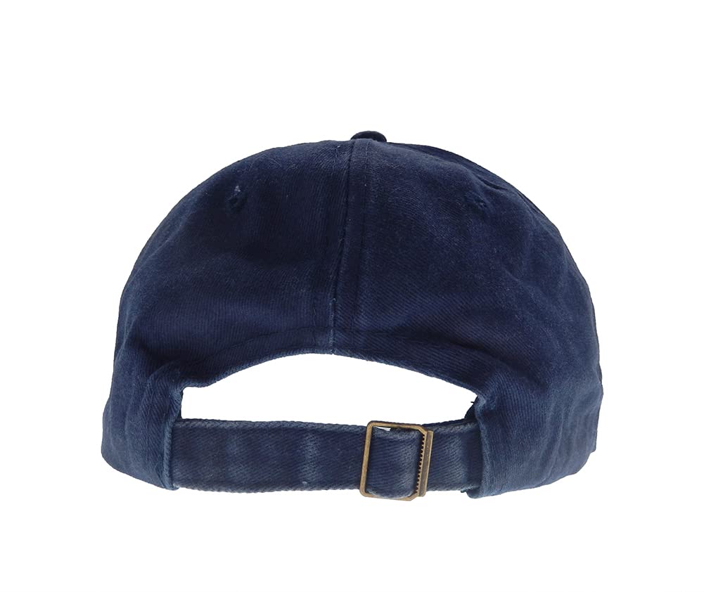 LONGTEN Vintage Denim Cap embroidery detail adds retro style appeal