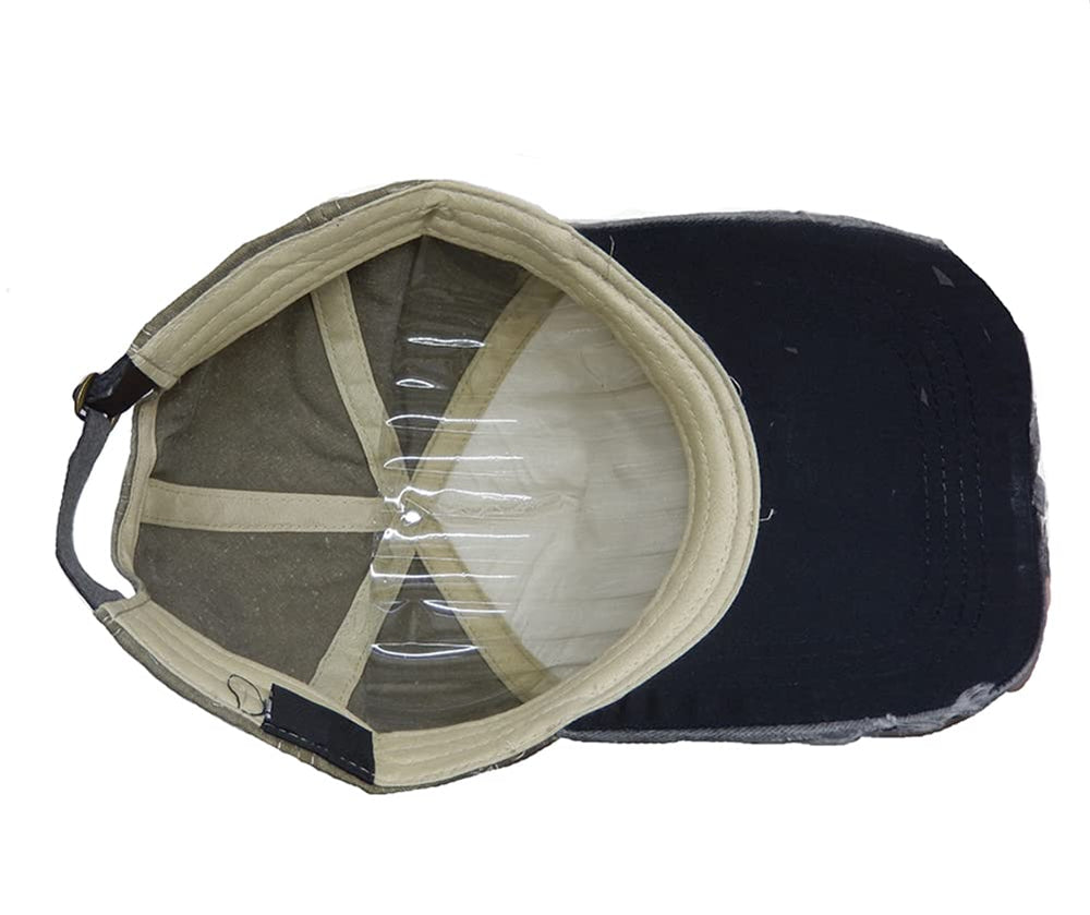 LONGTEN Denim cap with long visor length for shade