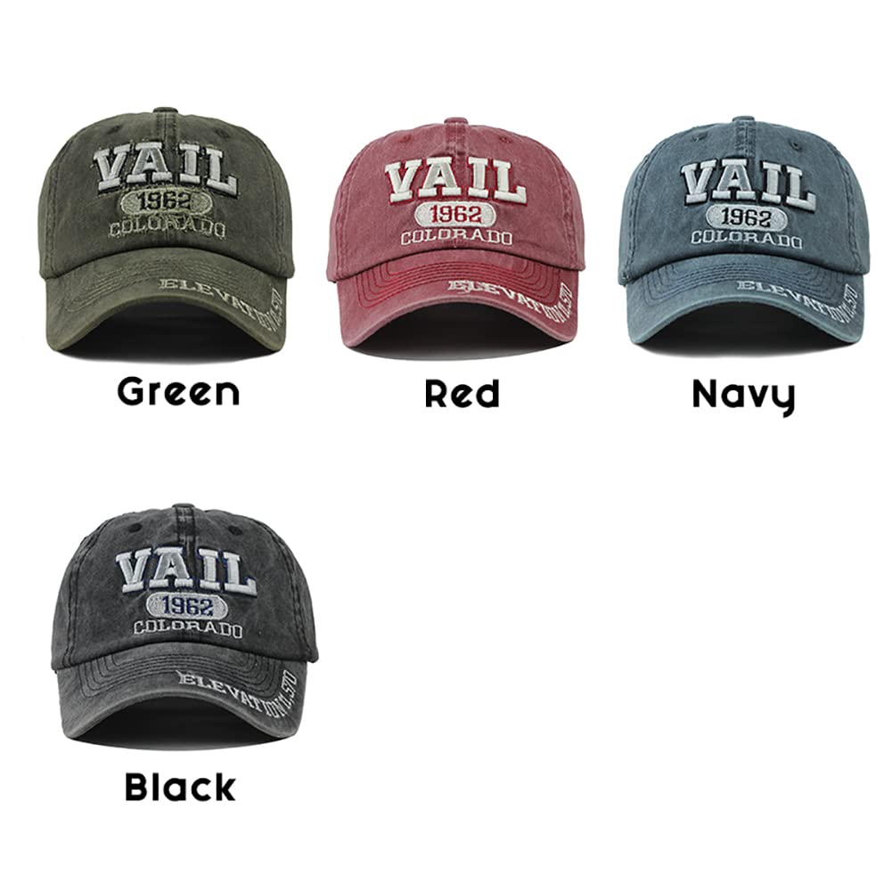 LONGTEN Vintage Denim Cap travel-friendly design for outdoor adventures