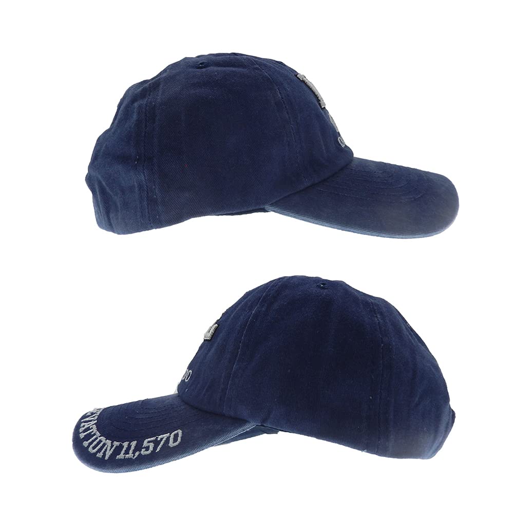 LONGTEN Vintage Denim Cap washed denim look enhances retro street style