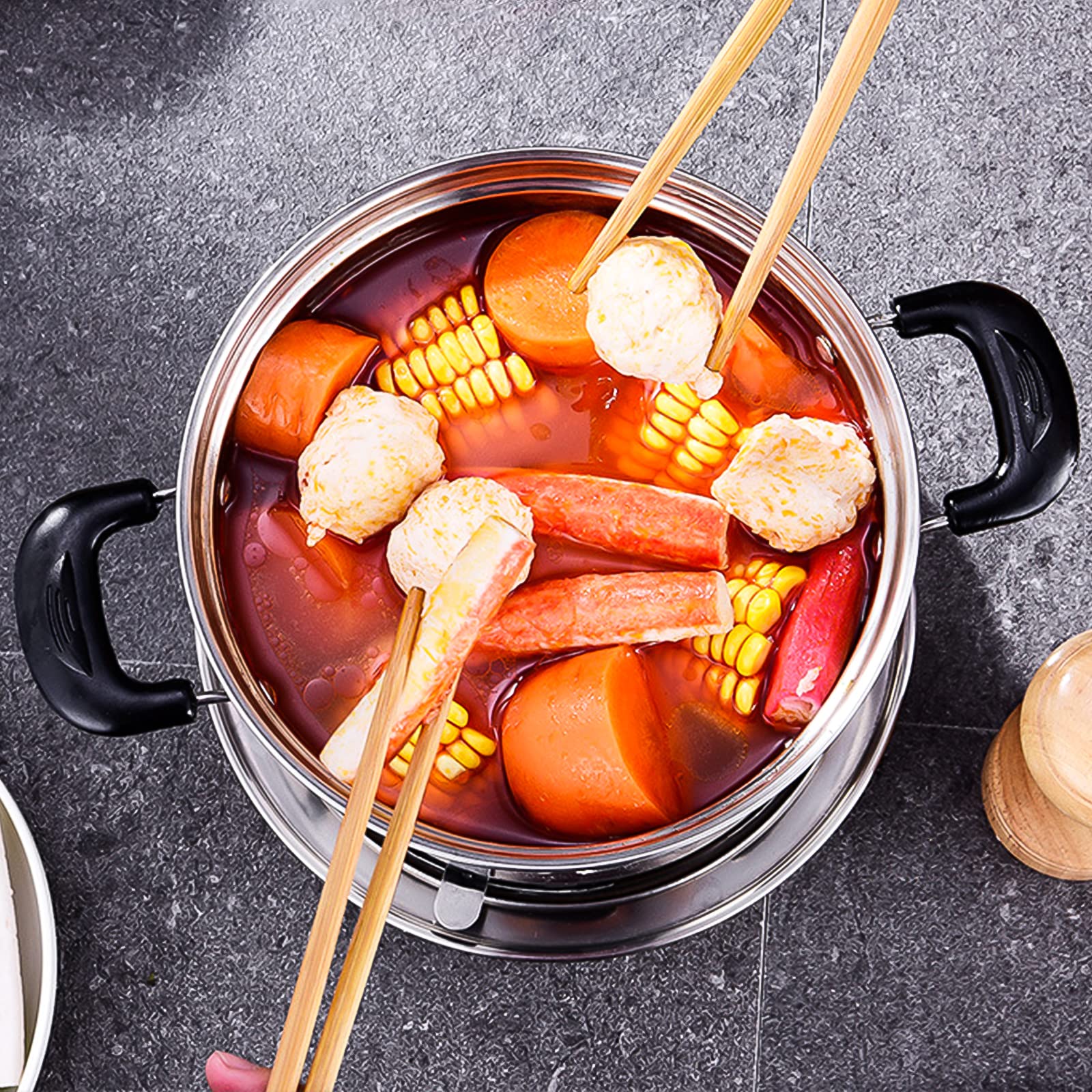 Longzhuo sixteen-centimeter pot with stove designed for 1-2 people