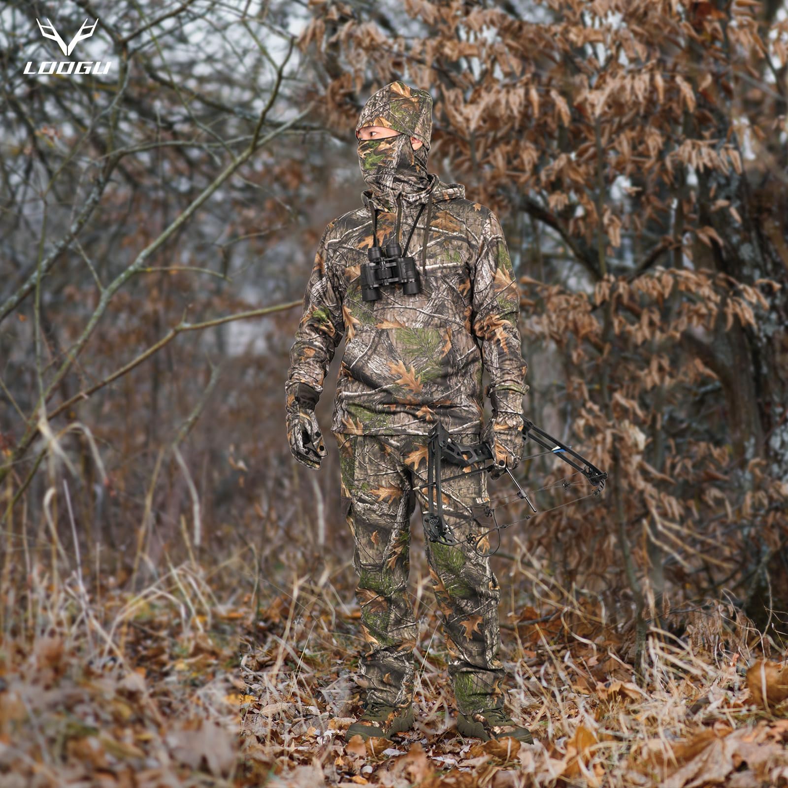 LOOGU breathable softshell hunting pants suitable for long treks
