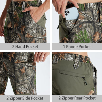 LOOGU triangular crotch design enhances mobility on rugged terrain.